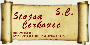 Stojša Čerković vizit kartica